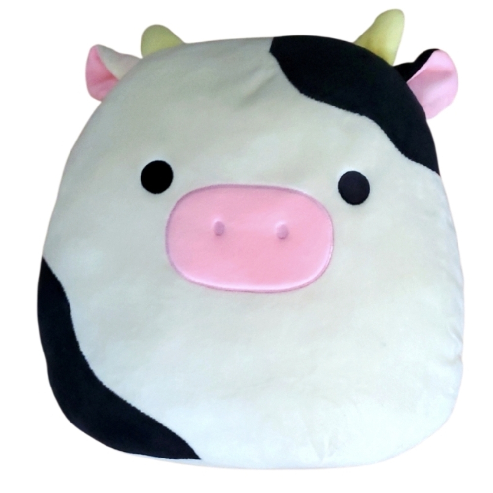 Adorable‎ Cow Plush Pillow for Kids 14"